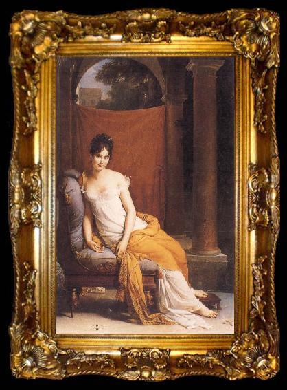 framed  Francois Gerard Madame Recamier, ta009-2